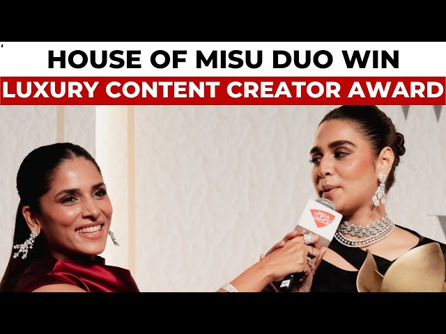 ⁣House of MISU's Mitali Sagar and Summiyya Patni Honoured at Harper's Bazaar Women Of The Y