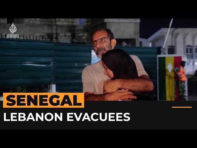 ⁣Emotional reunions in Senegal as citizens arrive after fleeing Lebanon