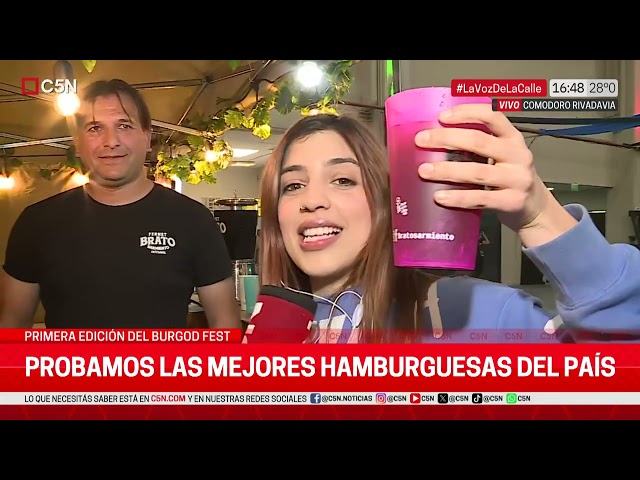 ⁣Las MEJORES HAMBURGUESAS del PAÍS en el BURGOD FEST, desde COMODORO RIVADAVIA