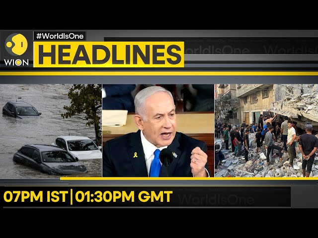 ⁣Netanyahu To Chair War Cabinet Meeting | Flood Fury Ravages Italy and France | WION Headlines | WION