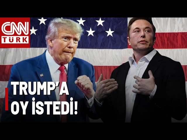 ⁣Elon Musk'tan Trump'a Destek Mitingi! "Her Oy Büyük Etken"