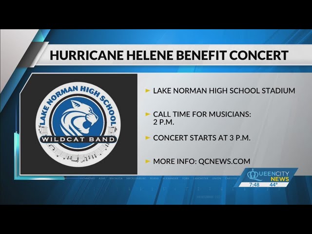 ⁣Lake Norman hosting concert to benefit Helene victims