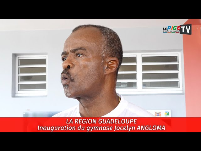 ⁣Région Guadeloupe : Inauguration du gymnase Jocelyn ANGLOMA