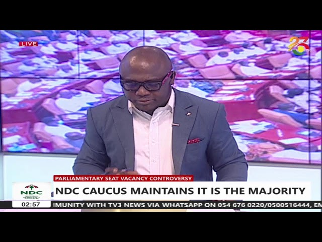 ⁣Parliamentary Seat Vacancy Controversy - NDC Caucus Addresses the Media