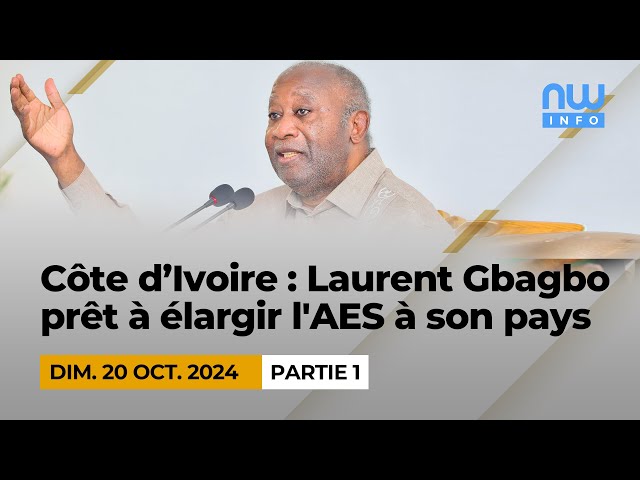 ⁣Côte d'ivoire : Laurent Gbagbo prêt à élargir l' AES à son pays (P1)