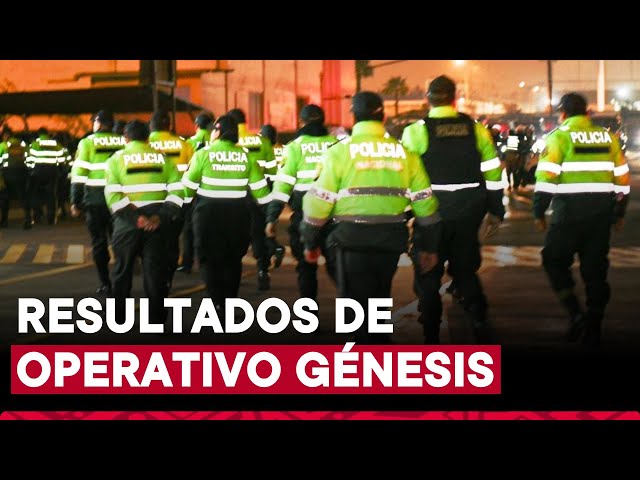 ⁣Operativo Génesis: Policía captura a cerca de 80 delincuentes y desarticula cinco bandas criminales