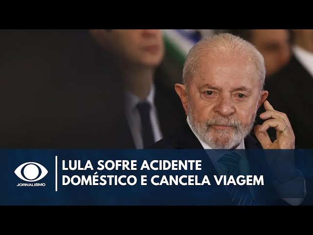 ⁣Lula sofre acidente doméstico e cancela viagem para a Rússia