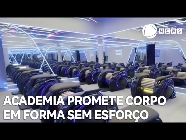 ⁣Academia promete corpo em forma sem esforço ou suor