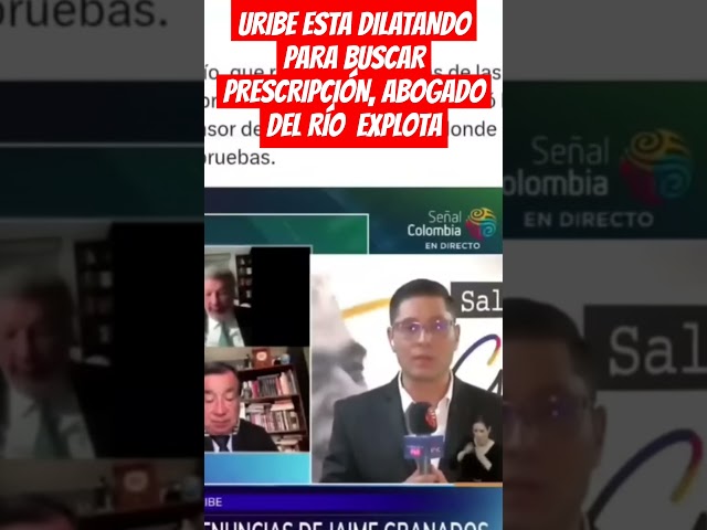 ⁣URIBE ESTA DILATANDO PARA BUSCAR PRESCRIPCIÓN, ABOGADO DEL RÍO  EXPLOTA