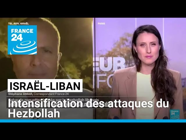 ⁣Intensification des attaques du Hezbollah depuis la mort de Yahya Sinouar • FRANCE 24