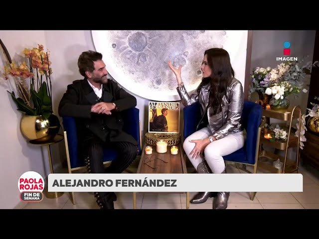 ⁣Alejandro Fernández en entrevista con Paola Rojas | Imagen Noticias