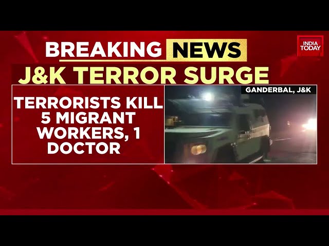 ⁣J&K Terror Attack News Doctor, 6 Workers Killed In Jammu And Kashmir Terror Attack