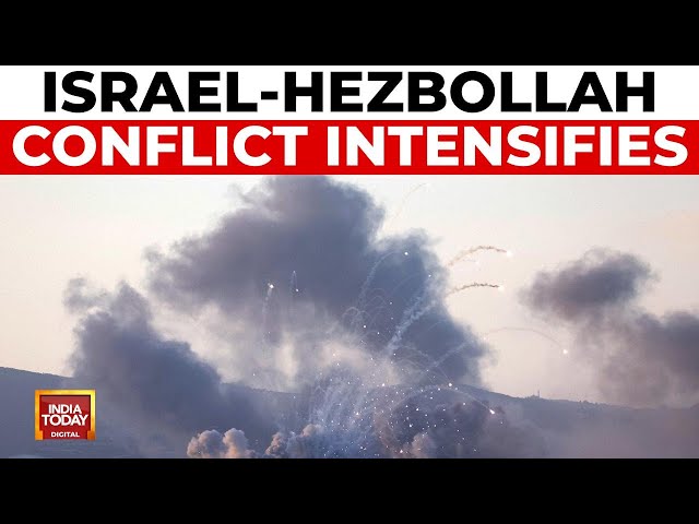 ⁣Israel-Hezbollah War Escalates: Rockets, Drones and Retaliatory Strikes