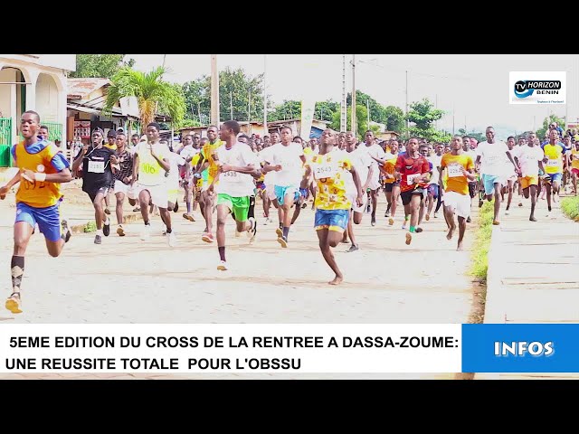 HORIZON TV BENIN: 5EME EDITION DU CROSS DE LA RENTREE A DASSA ZOUME