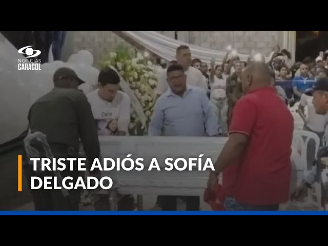 ⁣Miles de personas despidieron a Sofía Delgado en Candelaria, Valle del Cauca