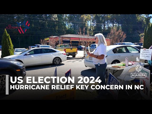 ⁣Hurricane relief funding sparks political tensions in Western North Carolina ahead of US election