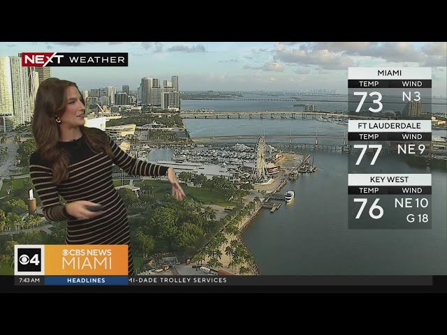 ⁣South Florida weather for Sunday 10/20/24 7 AM