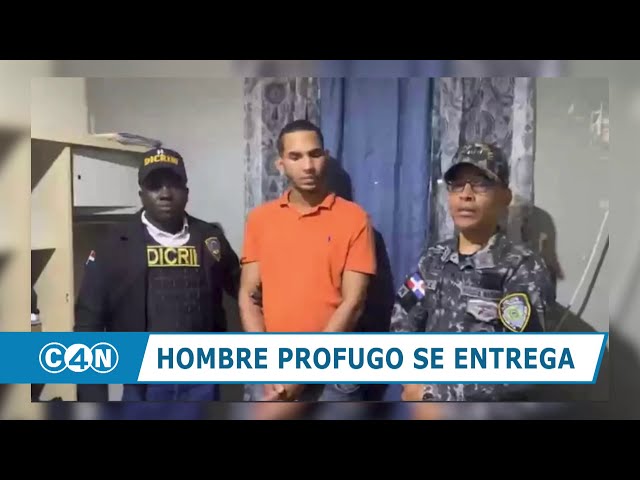 ⁣Hombre prófugo se entrega