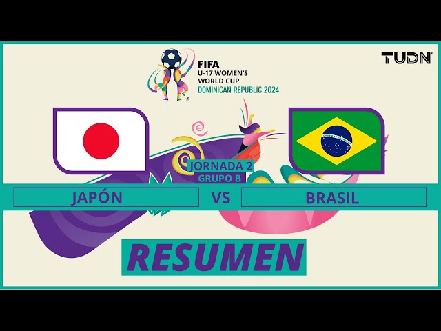 ⁣Resumen y goles | Japón 2-1 Brasil | FIFA Mundial Femenil Sub-17 | TUDN