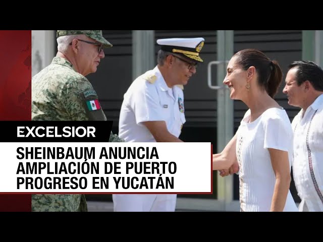 ⁣Inician ampliación de Puerto Progreso en Yucatán