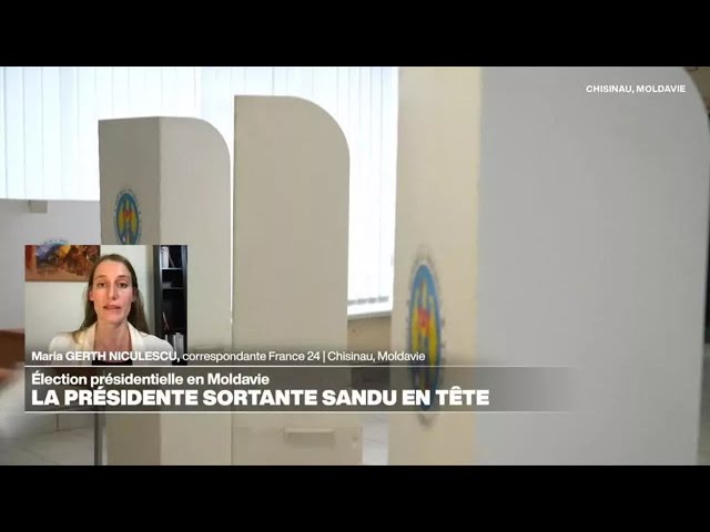 ⁣Moldavie : la présidente sortante Sandu en tête de l'élection • FRANCE 24