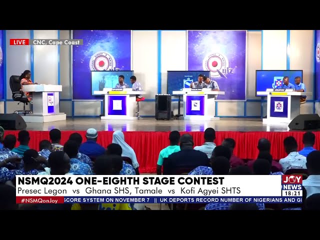 ⁣NSMQ 2024: Presec Legon secures quarterfinal spot after defeating Kofi Agyei SHTS & Ghana SHS Ta