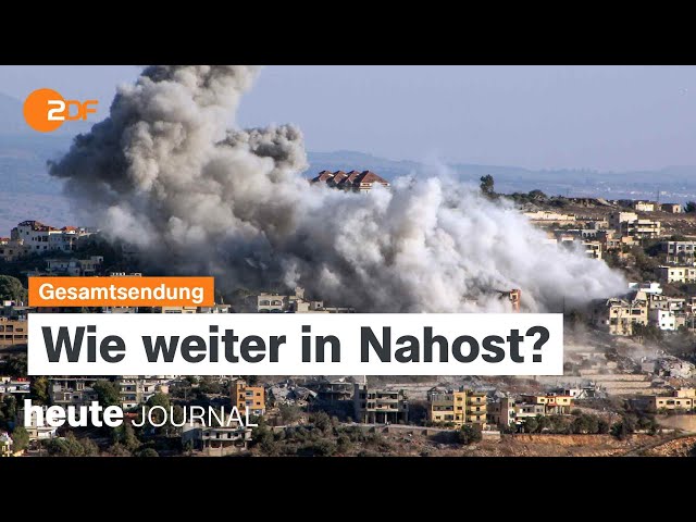 ⁣heute journal vom 20.10.2024: Perspektiven im Krieg in Nahost, Wahl in Moldau