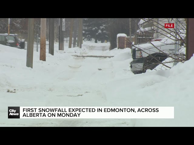 ⁣First snowfall expected across Alberta