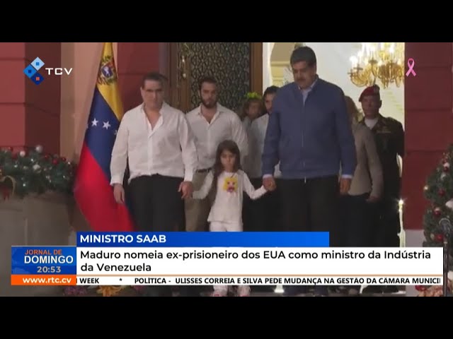 Alex Saab: Maduro nomeia ex-prisioneiro dos EUA como ministro da Indústria da Venezuela