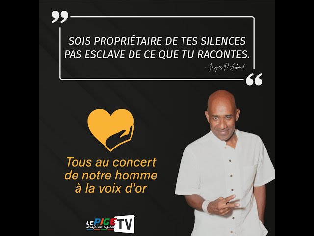 ⁣Jacques D'Arbaud "Tous au concert de notre homme à la voix d'or"