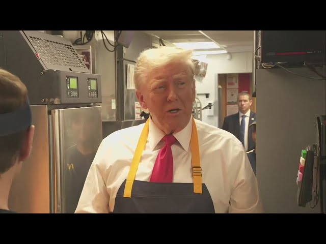 ⁣Donald Trump works at McDonald's, two killed in Waterford crash, the weather and more