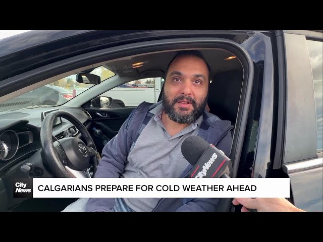 ⁣Calgarians prepare for cold weather ahead