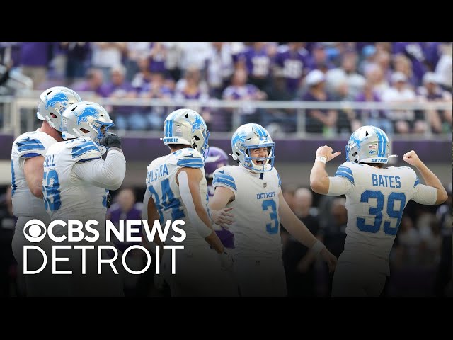 ⁣Jared Goff helps propel Detroit Lions to victory over Minnesota Vikings in close battle