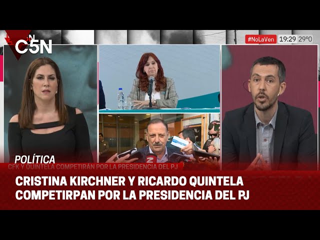 ⁣QUINTELA presentó su LISTA para PRESIDIR el PJ y se confirma la interna con CRISTINA KIRCHNER