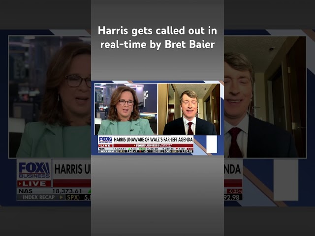 ⁣Harris dodges questions on Biden’s decline, says voters are concerned about Trump #shorts