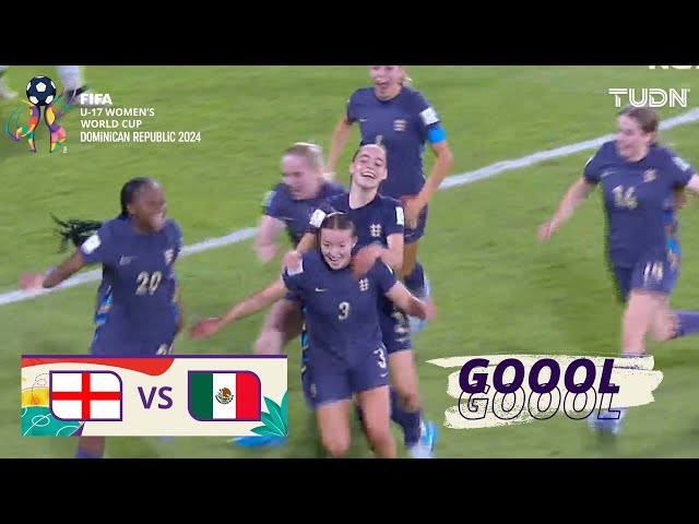 ⁣¡OTRA REMONTADA! Inglaterra ya lo gana | Inglaterra 3-2 México | FIFA Mundial Femenil Sub-17 | TUDN