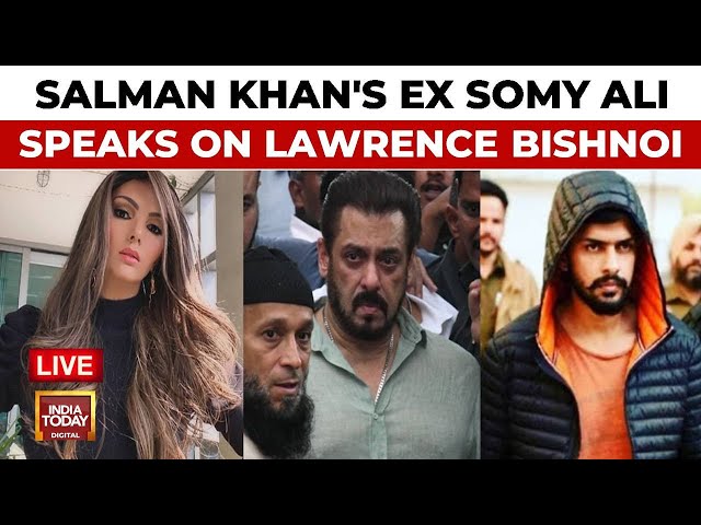 ⁣LIVE: Salman Khan's Former Partner Somy Ali's Big Message For Lawrence Bishnoi | India Tod