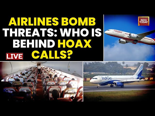 ⁣LIVE: More Flights Receive Bomb Threat | Over 100 Bomb Threats To Flights In 6 Days | India Today