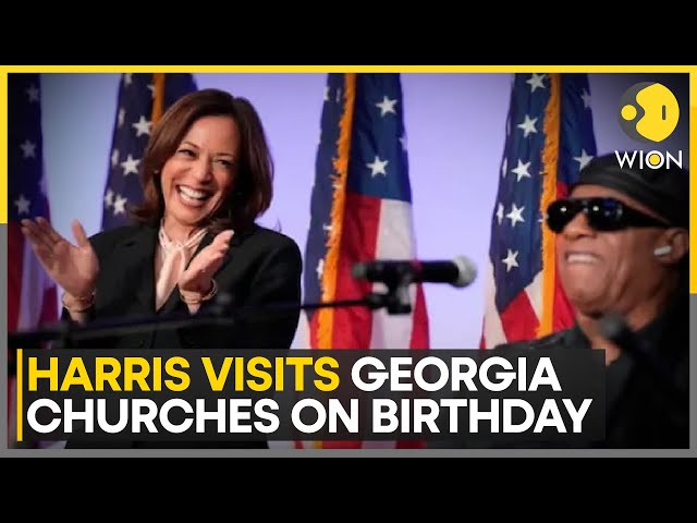 ⁣US Elections: Harris Visits Georgia Churches, Trump Holds Rally in Pennsylvania | Latest News | WION