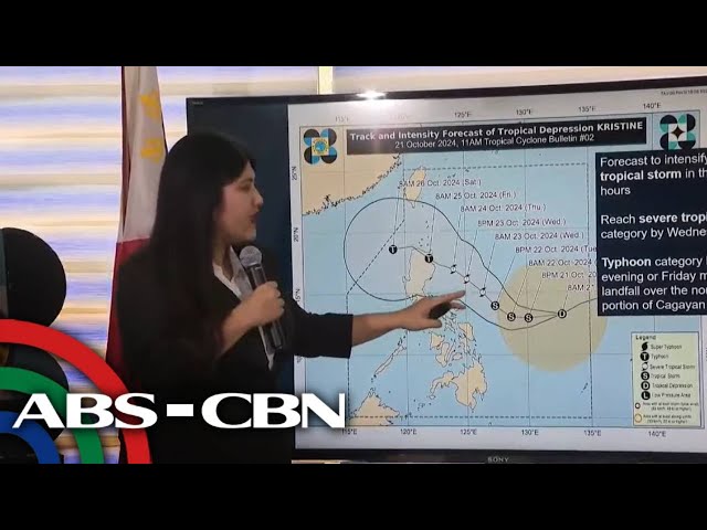 ⁣LIVE: PAGASA holds press briefing on Tropical Depression #KristinePH | October 21 | ABS-CBN News