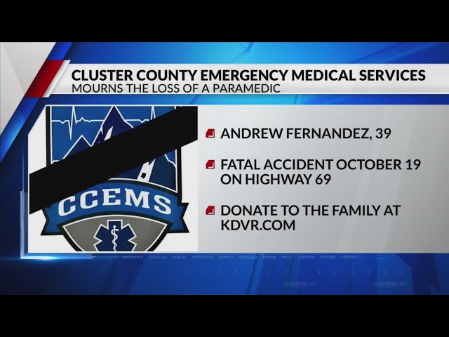 ⁣Custer County paramedic killed in crash Saturday near Westcliffe