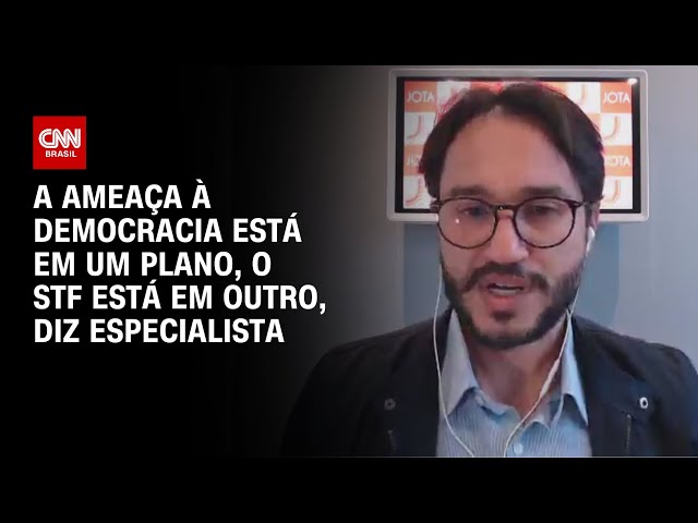 ⁣A ameaça à democracia está em um plano, o STF está em outro, diz especialista | WW