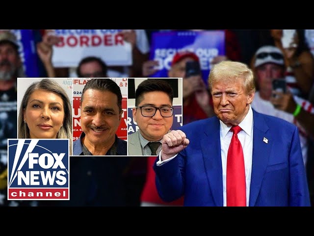 ⁣'Just racist': Hispanic Trump supporters fire back at claims they 'want to be White&#