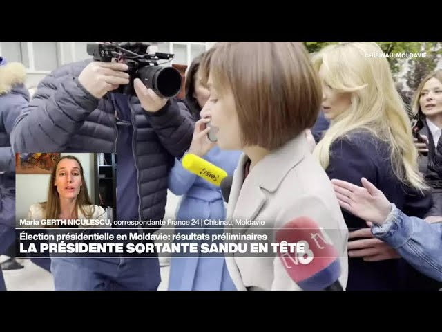 ⁣Moldavie : la présidente sortante Maia Sandu en tête de la présidentielle • FRANCE 24