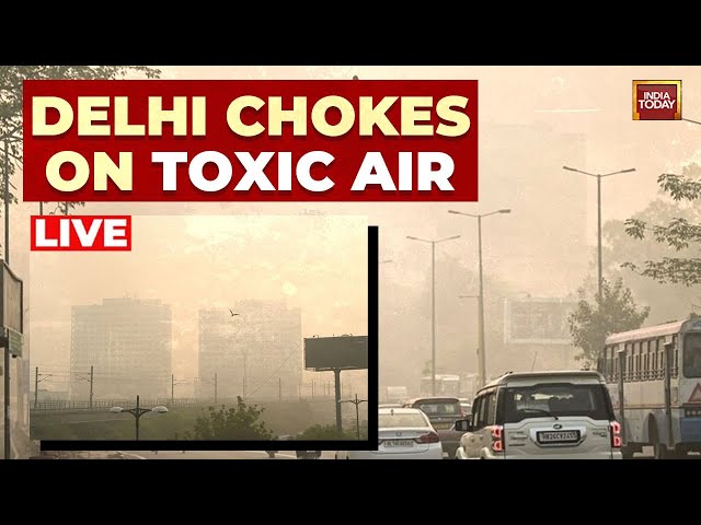 ⁣LIVE: Another Year, Same Story! Blanket Of Smog Over National Capital | Toxic Air, Frothing Yamuna