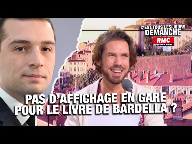 ⁣Arnaud Demanche: pas d'affichage en gare pour le livre de Bardella?