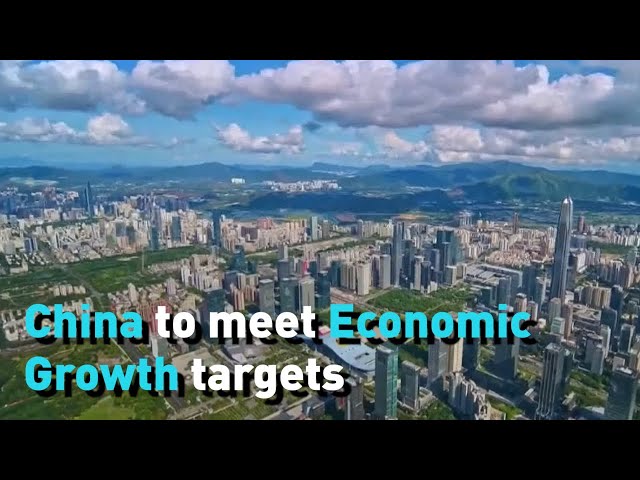 ⁣China on track to meet all economic growth targets