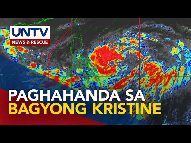 ⁣DND, OCD, pinaghahanda na ang mga lugar na posibleng daanan ng bagyong #KristinePH