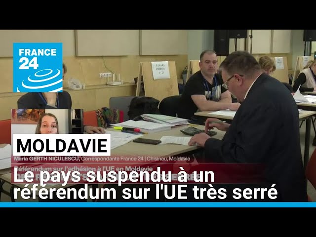 ⁣La Moldavie suspendue à un référendum sur l'UE extrêmement serré • FRANCE 24