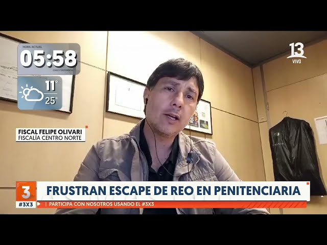 ⁣Frustran intento de fuga de reo desde la ex Penitenciaría de Santiago